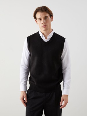 Lc Waikiki Yeni Sezon Standart Kalıp V Yaka Erkek Triko Süveter