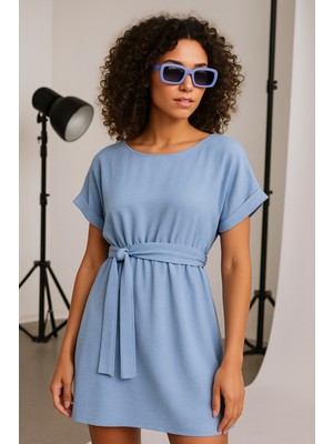 Alpaco Yazlık Elbise Mini Boy - Kısa Kollu - Rahat