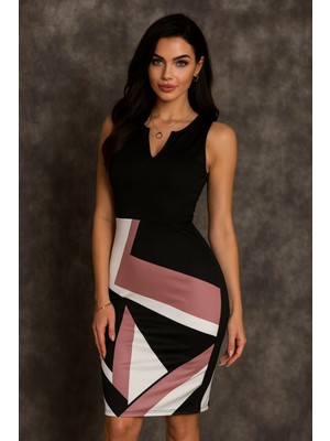 Alpaco Desenli Elbise