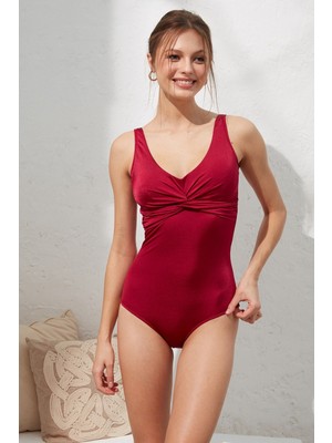 Pierre Cardin Perry Balenli V Yaka Mayo Bordo 221131