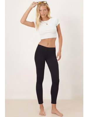 Armonika Kadın Antrasit Düz Tayt ARM-26K135009