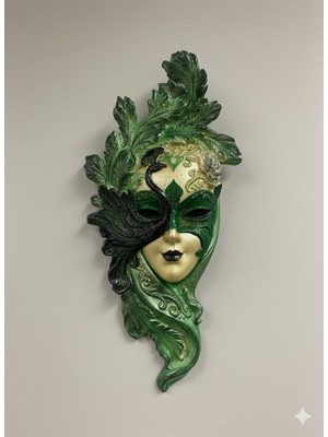 Merya Taş Tozu Venedik Maske Duvar Süsü