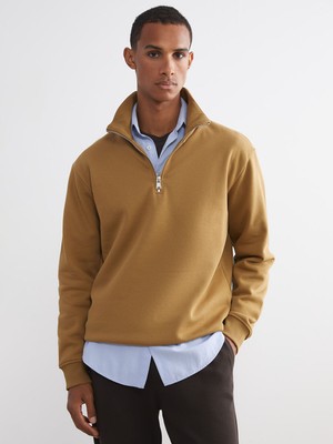 Lc Waikiki Yeni Sezon Fermuarlı Dik Yaka Erkek Kalın Sweatshirt