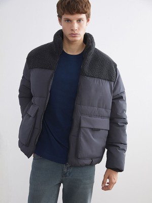 Lc Waikiki Yeni Sezon Standart Kalıp Dik Yaka Erkek Şişme Mont