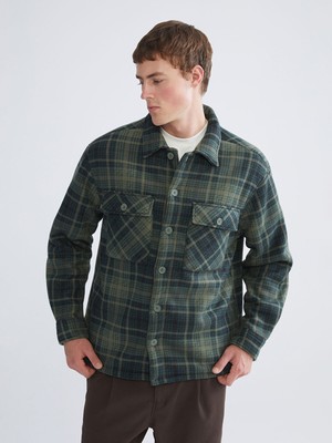 Lc Waikiki Yeni Sezon Rahat Kalıp Uzun Kollu Ekose Erkek Gömlek Ceket