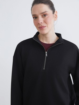 Lc Waikiki Yeni Sezon Dik Yaka Kadın Sweatshirt