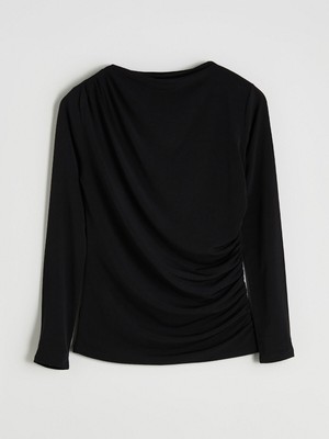 Lc Waikiki Yeni Sezon Bisiklet Yaka Büzgülü Kadın Body