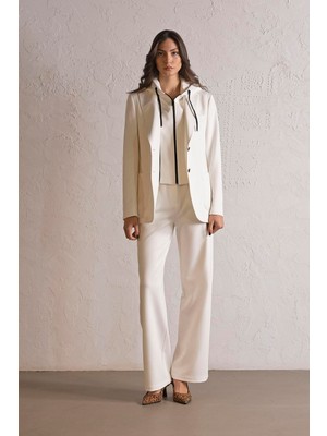 ZERO ZERO THREE NINE Çkma Mostralı Kapüşonlu Kadın Ceket