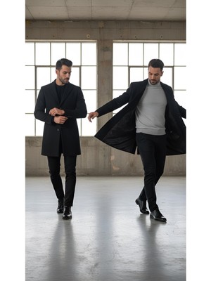 Bran Kaşe Premium Erkek Kaban