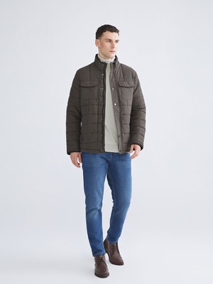 Lc Waikiki Yeni Sezon Standart Kalıp Dik Yaka Erkek Şişme Mont