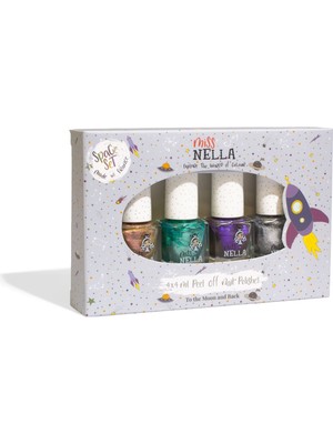 Smiggle Miss Nella - Pace Collection 4'lü Oje Paketi