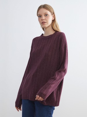 Lc Waikiki Yeni Sezon Bisiklet Yaka Simli Kadın Triko Kazak