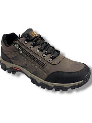 Wanderfull 3007-26 Deri Bağcıklı Outdoor Erkek Ayakkabı Kahve Siyah 45-47
