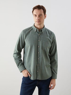 Lc Waikiki Yeni Sezon Regular Fit Uzun Kollu Ekose Erkek Gömlek
