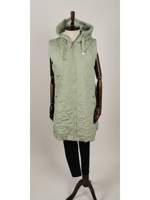 Fatosh Kuto Kadın Kapüşonlu Şişme Yelek