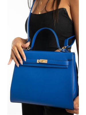 Sb Shopping Remuse Klasi̇k Model Ki̇li̇tli̇ Kadın El Omuz Çantası Saks