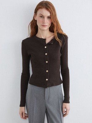 Lc Waikiki Yeni Sezon Bisiklet Yaka Kadın Hırka