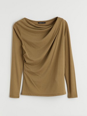 Lc Waikiki Yeni Sezon Dökümlü Yaka Büzgülü Bluz