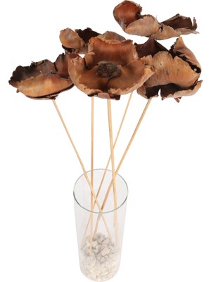 Yapay Çiçek Sitesi 5li Palmcup Çiçeği 45 cm