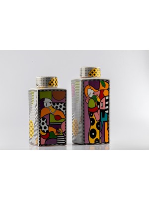 NuN Studio Ikili Seramik Küp