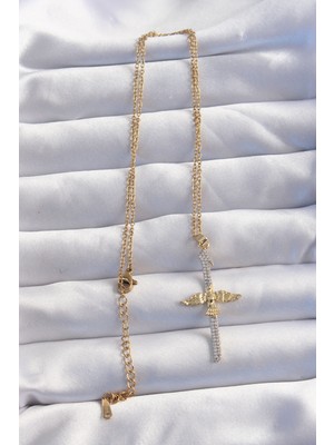 Bsre Gold Renkli Anka Kuşu Kolye (316L Çelik)