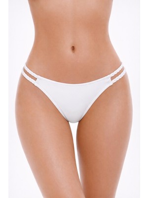 Ayyıldız 63050 Beyaz String Bikini Altı