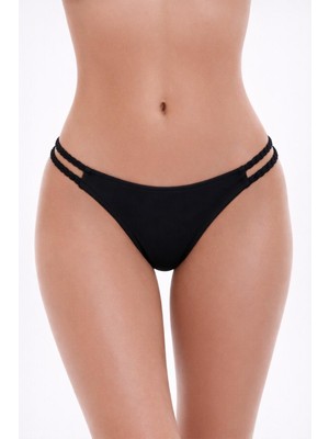 Ayyıldız 63050 Siyah String Bikini Altı