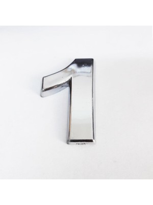 LTG Nova Cemax 1 Rakamı 3,75 cm Krom Yapışkanlı
