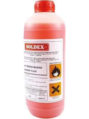 Maral Group Soldex Asr-41 1 Lt. Köpürebilir Reçine Bazlı Sıvı Flux