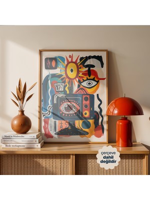 Persona Istanbul Artificial Collection Evrenin Gözü - Neo-Ekspresyonist Poster (Çerçevesiz)