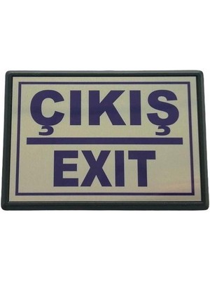 LTG Nova Cemax Yönlendirme Büyük Çıkış (Exit) 13X8,5 cm
