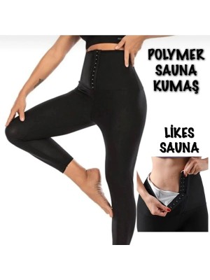 SHC4200 Agraflı Termal Sauna Tayt ( M ) Neotex Agraflı Terletme Taytı