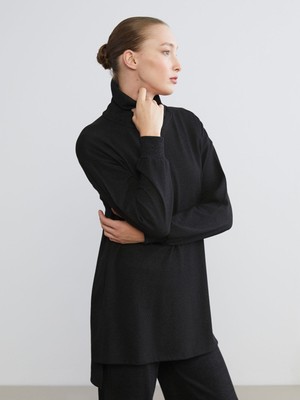 Lc Waikiki Yeni Sezon Balıkçı Yaka Oversize Kadın Tunik