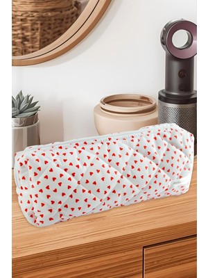 SiHako Kalp Desenli Dy Saç Şekillendirici Çanta