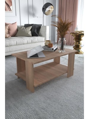 Kzy Mobilya Line 90*50 Orta Sehpa Atlantik Çam