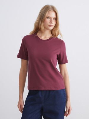 Lc Waikiki Yeni Sezon Bisiklet Yaka Kadın Tişört