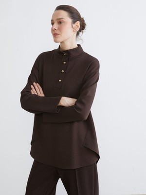 Lc Waikiki Yeni Sezon Dik Yaka Oversize Kadın Tunik