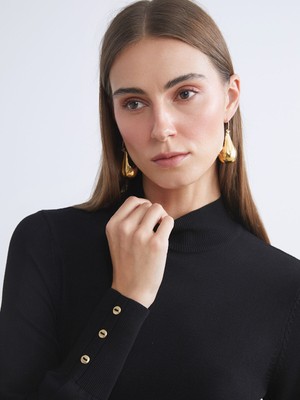 Lc Waikiki Yeni Sezon Dik Yaka Kadın Triko Kazak