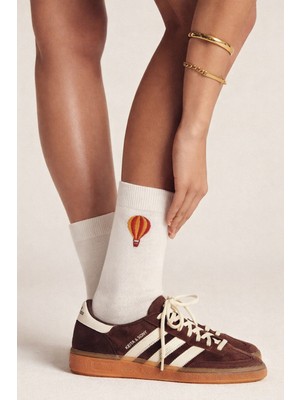 Kadın Istanbul Soket Çorap Ekru