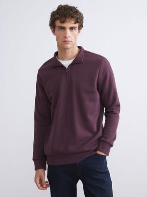 Lc Waikiki Yeni Sezon Dik Yaka Uzun Kollu Erkek Kalın Sweatshirt
