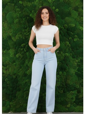 Alpaco Yüksek Bel Jean Pantolon