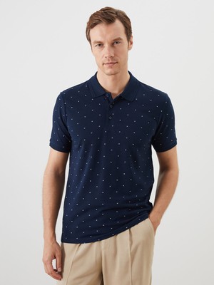 Lc Waikiki Yeni Sezon Polo Yaka Desenli Pike Erkek Tişört