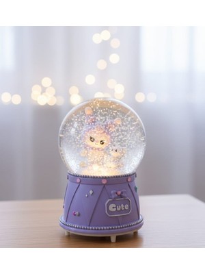 Belkıs Kırtasiye Kuromi Jumbo En Büyük Boy Kar Küresi Püskürtmr Motorlu Müzikli Işıklı