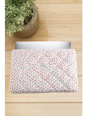 SHC4200 Kalp Desenli Labtop Bilgisayar Çantası 13*14 Inç
