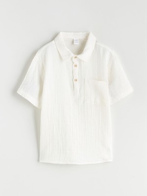 Lc Waikiki Yeni Sezon Kısa Kollu Cepli Erkek Çocuk Gömlek