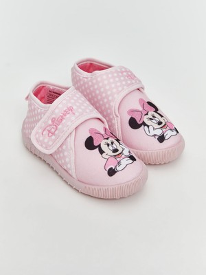 Lc Waikiki Yeni Sezon Minnie Mouse Baskılı Kız Bebek Panduf