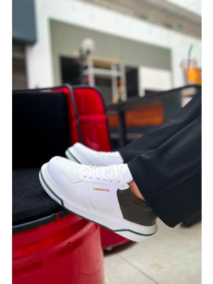 Starseven CH075 Cbt Signature Erkek Ayakkabı Beyaz / Hakı