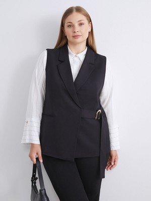 Lc Waikiki Yeni Sezon Kruvaze Yaka Kadın Klasik Yelek