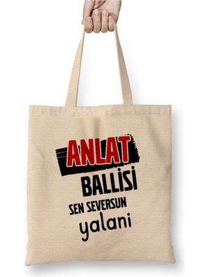 Toyaso Karadeniz Sözleri Anlat Ballisi Sen Seversun Yalani Bez Çanta Alışveriş Çantası Plaj Çantası