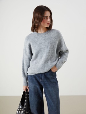 Lc Waikiki Yeni Sezon Bisiklet Yaka Oversize Kadın Triko Kazak